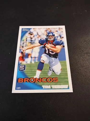 Tim Tebow Rookie Denver Broncos 2010 ToppsRC card #440