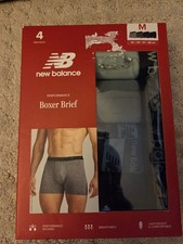 New Balance Men's Premium Boxer Briefs Size Medium new in box 4 pack