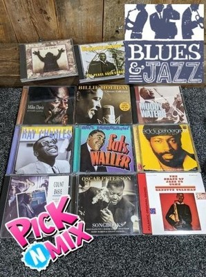 Pick/Make/Build Your Own Vintage BLUES & JAZZ Genre CD Bundle/Collection