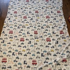 Pottery Barn Kids Cars Truck Transportation Twin Flat Sheet Stop Light Road Boys
