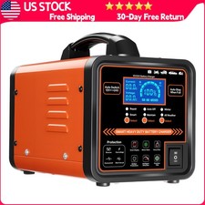 12V  24V Car Battery Charger Heavy Duty, 0-15A Automatic Battery Maintainer NEW