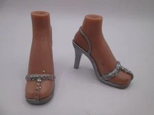 Bratz Shoes ~❤️~ "Forever Diamondz" Yasmin Silver Glittery Heels #350