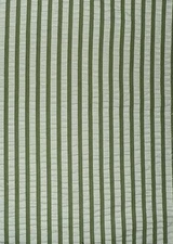 DONGHIA Gatsby Searsucker Robson Green White Stripe Remnant New