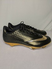 Nike Lunar Vapor Ultrafly Elite 2 Gold Black Baseball Cleats Size 13 AO7946-013