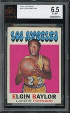 1971 Topps Basketball #10 Elgin Baylor BVG 6.5