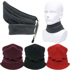 Winter Neck Gaiter Ski Windproof Fleece Face Mask Warmer Scarf for Cold Weather