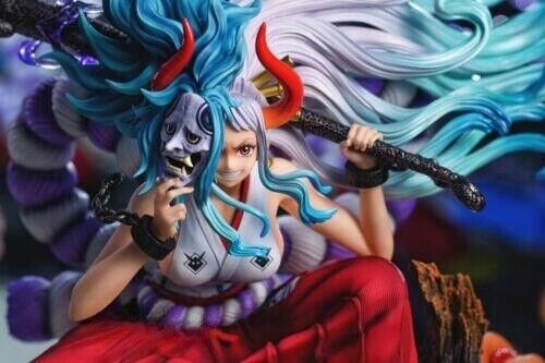 Statue résine One Piece Yamato en stock échelle Popmax H36 cm anime YYGK - Photo 4/9