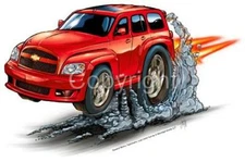 Cartoon Replica HHR SS Tshirts 9252 retro auto art