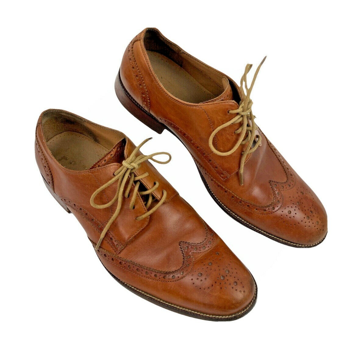 SAOLA Scarpe eleganti Oxford Cole Haan da uomo in pelle a coda di rondine 11 M marroni eleganti lacci C22266