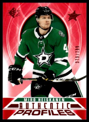 2020-21 SP Authentic Profiles Red Mito Heiskanen Dallas Stars #AP-12