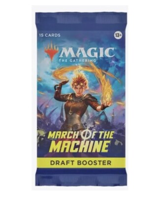 WOTC MTG Booster Pack March of the Machine Draft Sealed Booster 15 Card Pack New