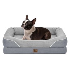 Orthopedic Washable Large Dog Bed - Egg Foam Dog Beds for Large and Medium Do...