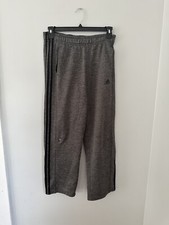 Adidas Essentials Fleece Open Hem 3-Stripes Pants M