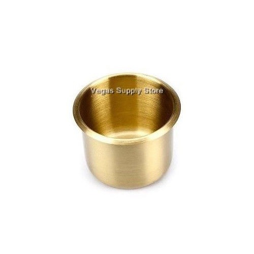 (Ten) Brass Poker Table Drink Cup Holder Item 702006x10 eBay