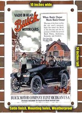 Metal Sign - 1915 Buick Touring Car 3 - 10x14 Inches