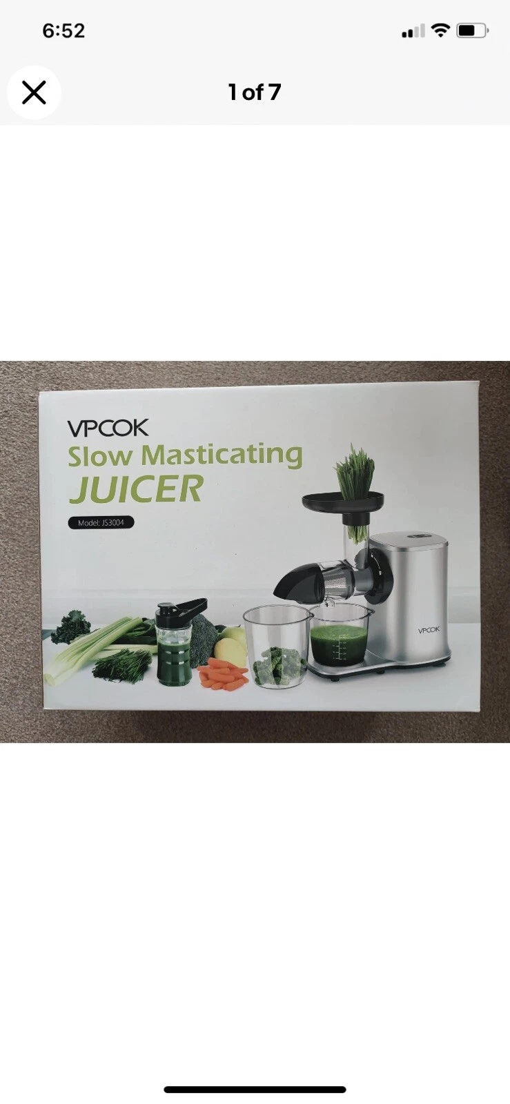 VPCOK SLOW MASTICATING JUICER MACHINE FOR, FRUITS & ALL VEGETABLES