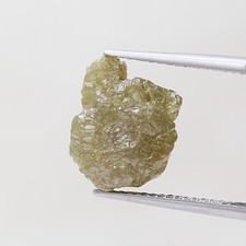 5.84 Ct Natural Rough Diamond Yellow Color Raw Diamond Rustic Loose Diamond