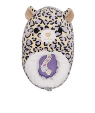 New Squishmallows Slippers Girl Leopard Cheetah Purple Spotted Size 4-5