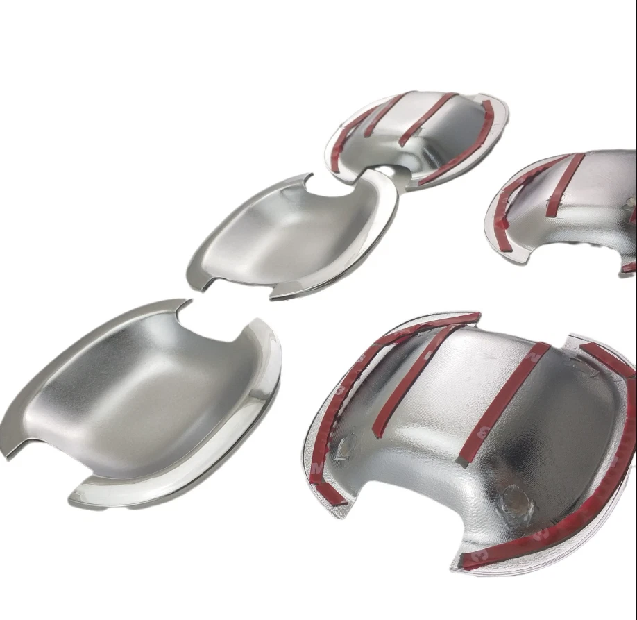 Chrome Door Handle Bowl Cover Trim For 06-14 Suzuki Grand Vitara 5pcs - Imagem 3 de 3