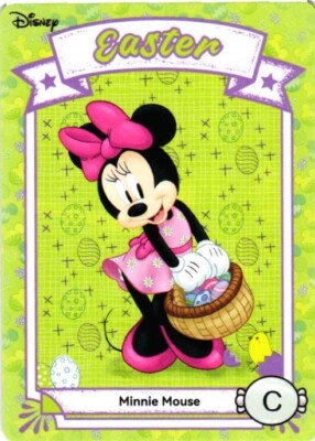 2024 Kakawow Disney Festivals JOY #HLDJ-BWE-10 Base 1 C Easter Minnie Mouse