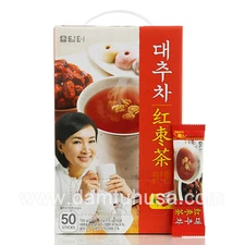 DAMTUH Korea Date Jujube Tea Powder 50 Sticks x 1 Box, Herbal Tea