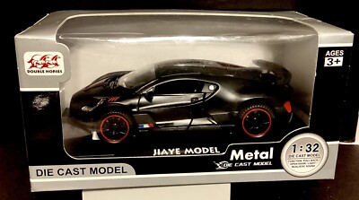 Double Horses Jaye Model Bugatti Divo Car Metal Die Cast 1:32 Platinum Model