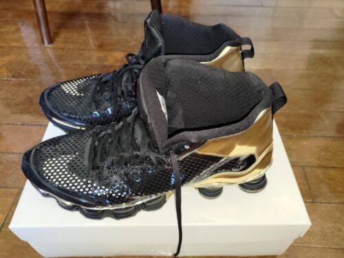 introuvable rare Nike Shox TLX Mid SP Black Gold (2014) collector taille us 12   - Zdjęcie 1 z 8