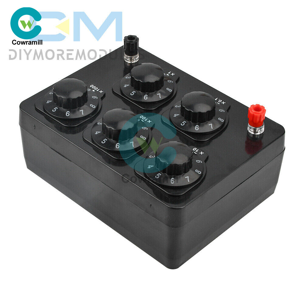 0-9999.9Ohm Variable Resistance Box Decade Resistor For Physical Resistance Box