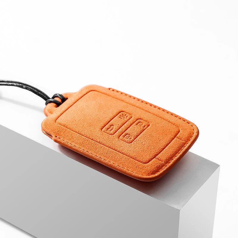 For Renault Kadjar Megane Koleos Leather Remote Key Cover Fob Case Holder - Image 4 of 4