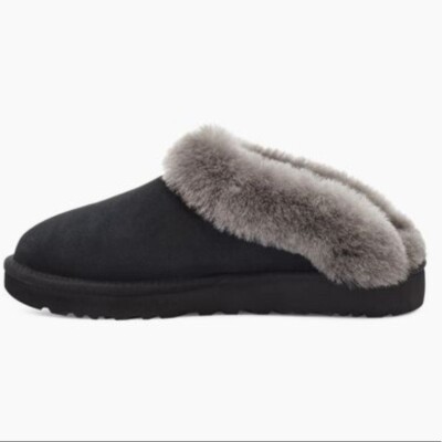ＵＧＧ　CLUGGETTE ブラック　新品 eBay | NEW Outdoor Indoor Grey Black In Women's Slippers Cluggette UGG 靴