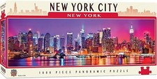 New York City 1000 Piece Panoramic Puzzle MasterPieces Licensed Jigsaw
