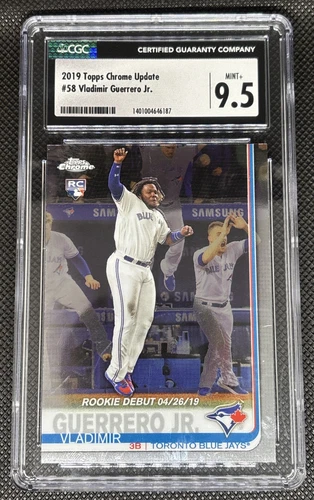 CGC 9.5 - 2019 Topps Chrome Update - Rookie Debut #58 Vladimir Guerrero Jr. RC