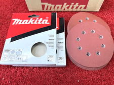 Image of 20Pcs Genuine Makita Sanding Disc 125mm For DBO180Z BO5041 Sanders 240 Grit