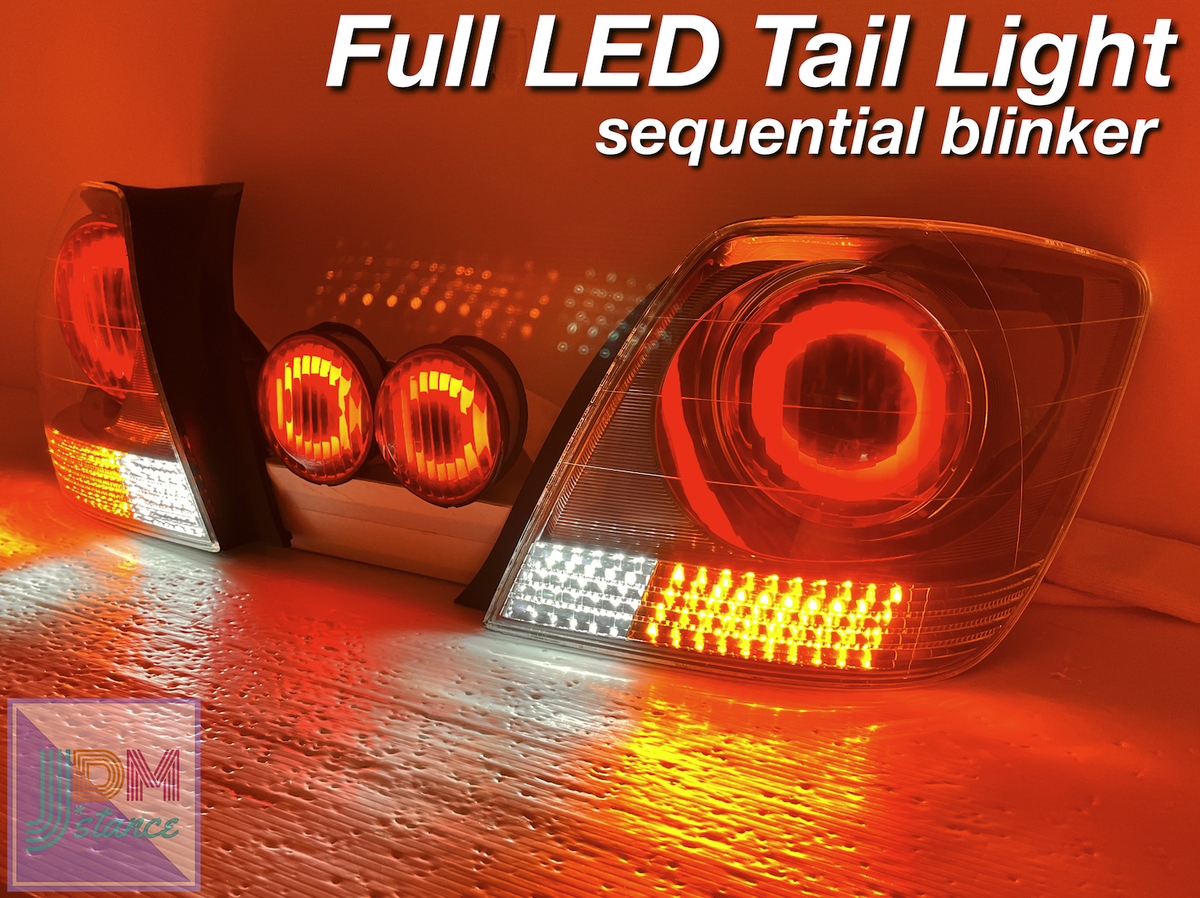 JDM Toyota Altezza Gita JCE10 Full LED Tail Lights Sequential