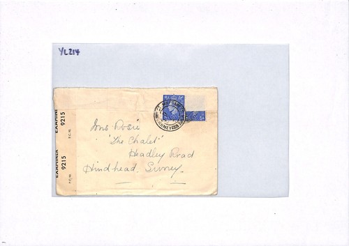 GB SCOTS ISLANDS WW2 Cover *Saint Margaret's Hope* CDS Orkney 1943 Censor YL214 - Picture 7 of 10