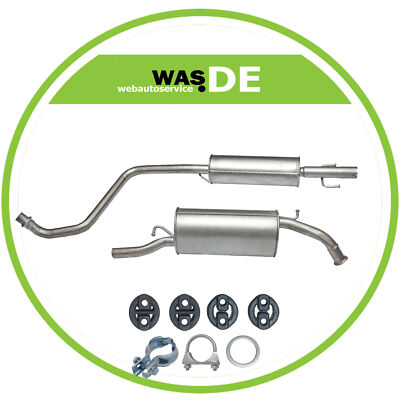 Komplette Auspuffanlage Auspuff Toyota Yaris Verso 1.3 1999-2005 Schalldämpfer