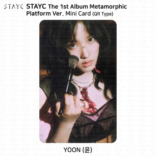 StayC The 1st Album Metamorphic Platform Ver Official Selfie Photocard QR Card - Picture 49 of 60