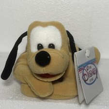 Walt Disney, The Disney Store Pluto Mini Bean Bag Vintage Plush Collectible