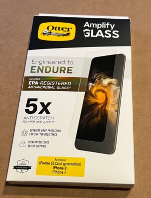 OtterBox Amplify Glass Tempered Glass for iPhone SE 2022 / SE 2020 / SE 3rd Gen