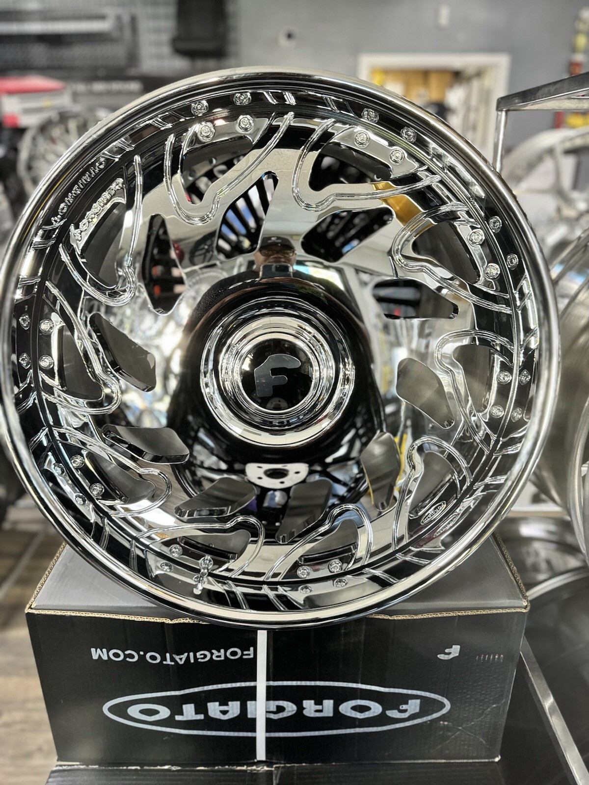 Forgiato Dispiaci  24” Staggered 5x112 In All  Chrome Benz Audi BMW Bentley
