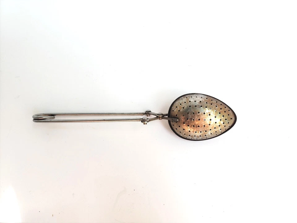 Vintage Spring Type Spoon Shaped Metal Tea Infuser or Strainer - Japan - Image 3 of 4