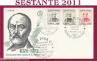 ITALY FDC FILAGRANO CENTENARY DEATH GIUSEPPE MAZZINI 1972 CANCELLATION PISA H98