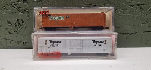Atlas 36701 50' Mech Reefer Roundhouse 8865 Tropicana Truck Wagon Spur N | Zustand: Used