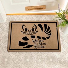 Funny Home Decor Personalized Door Mats(23.6 X 15.7 in) with Anti-Slip Rubber