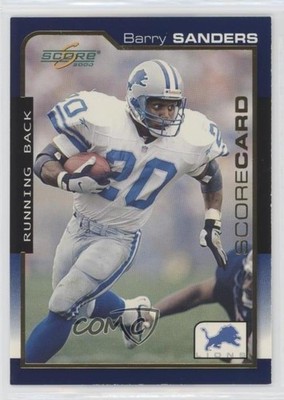 2000 Score Scorecard 1380/2000 Barry Sanders #69 HOF n1u