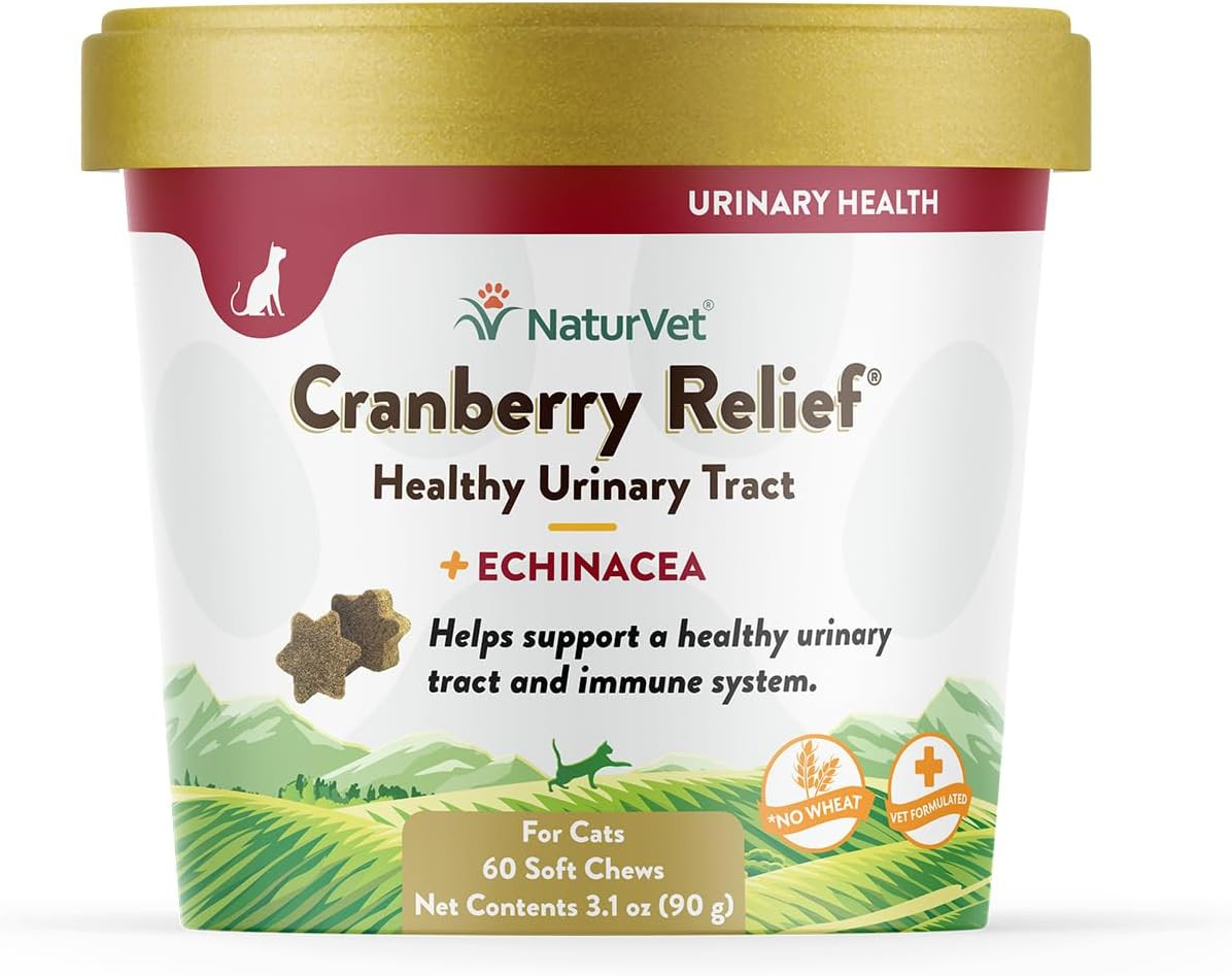 Cranberry Relief plus Echinacea for Cats, 60 Ct Soft Chews, 