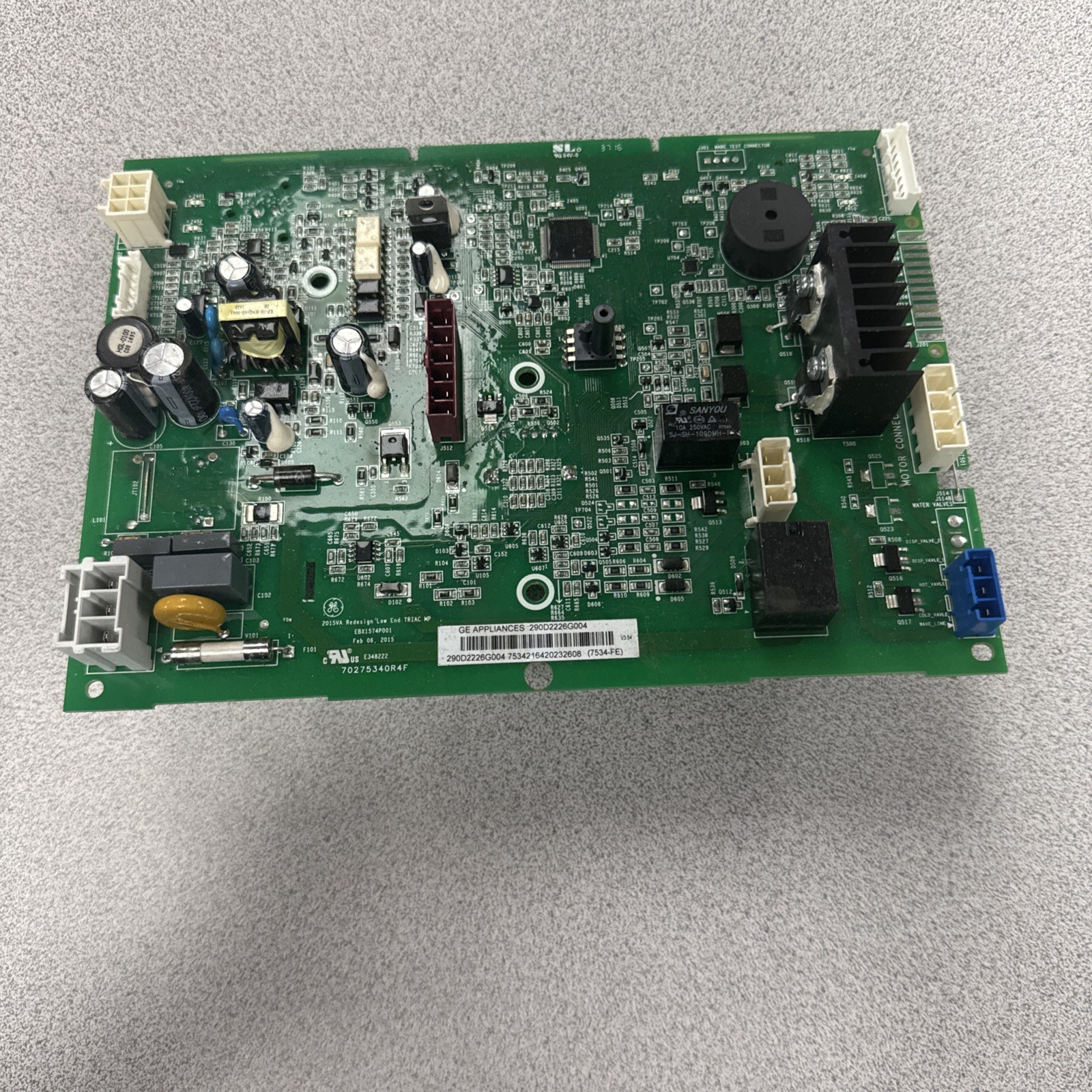 Genuine GE Washer Control Board 290D2226G004 works fine G40