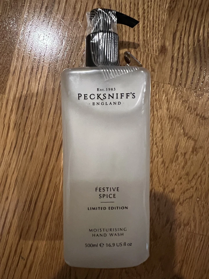 Pecksniff's Hand Wash -Lot of 2- Peppermint & Sugar Plum/Festive Spice - NEW   - Image 2 of 4