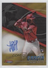 2021 Bowman's Best of 2021 Gold Refractor 44/50 Jose Garcia #B21-JG Auto 7c5
