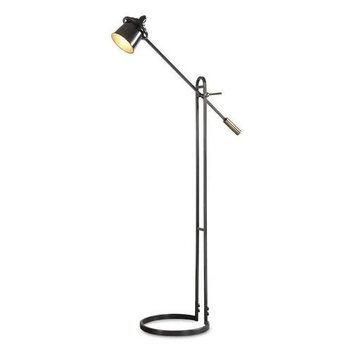 UTTERMOST 28122-1 CHISUM STEEL DARK OIL-RUBBED BRONZE FLOOR LAMP MODERN LIGHTING - Picture 1 of 3